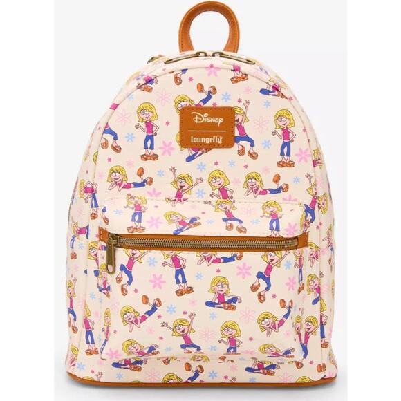 Loungefly Handbags - Loungefly Disney Lizzie McGuire Cartoon Lizzie Mini Backpack | NWT